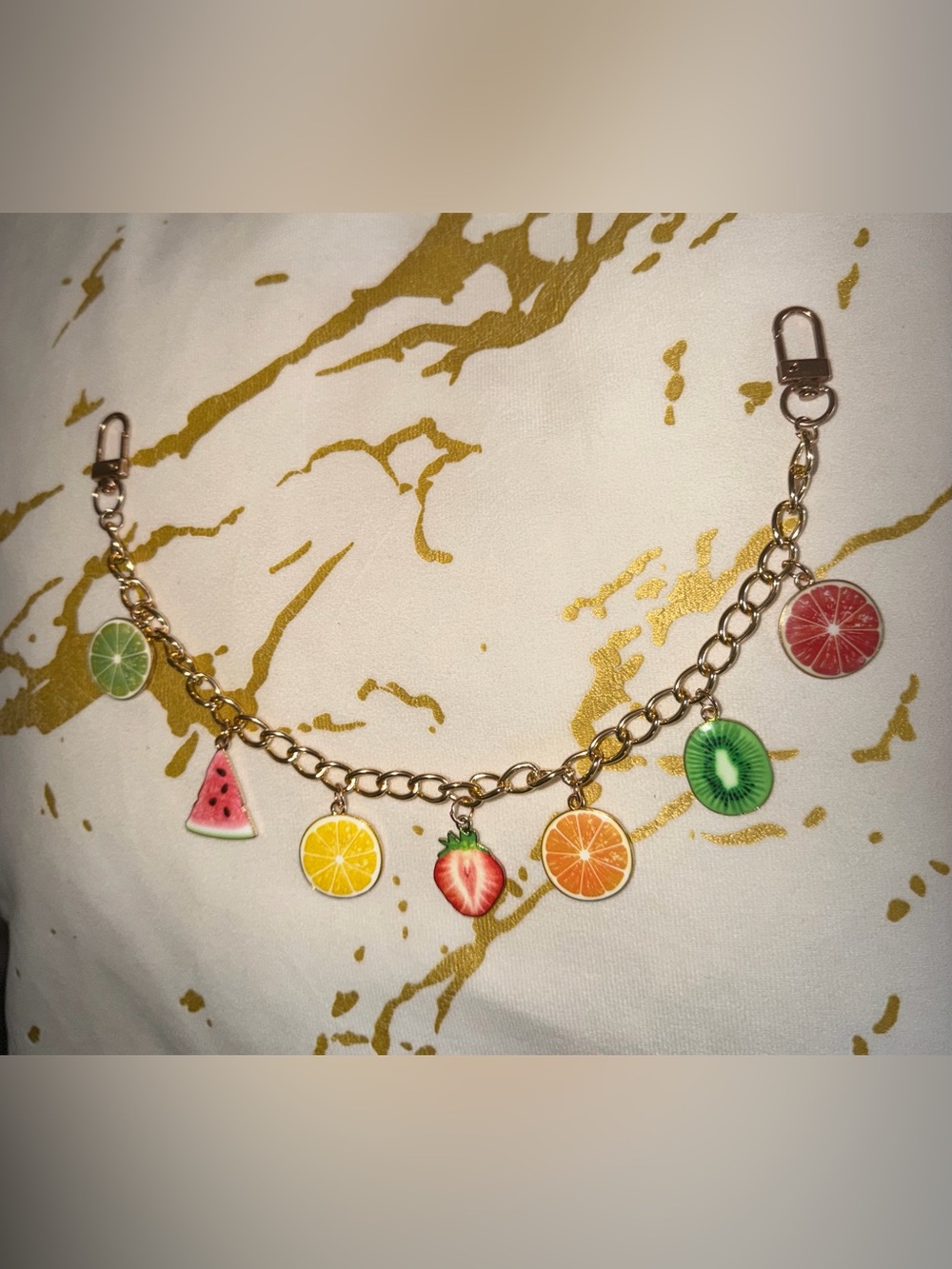 Bag Charm With Fruits - Picture 3 of 3